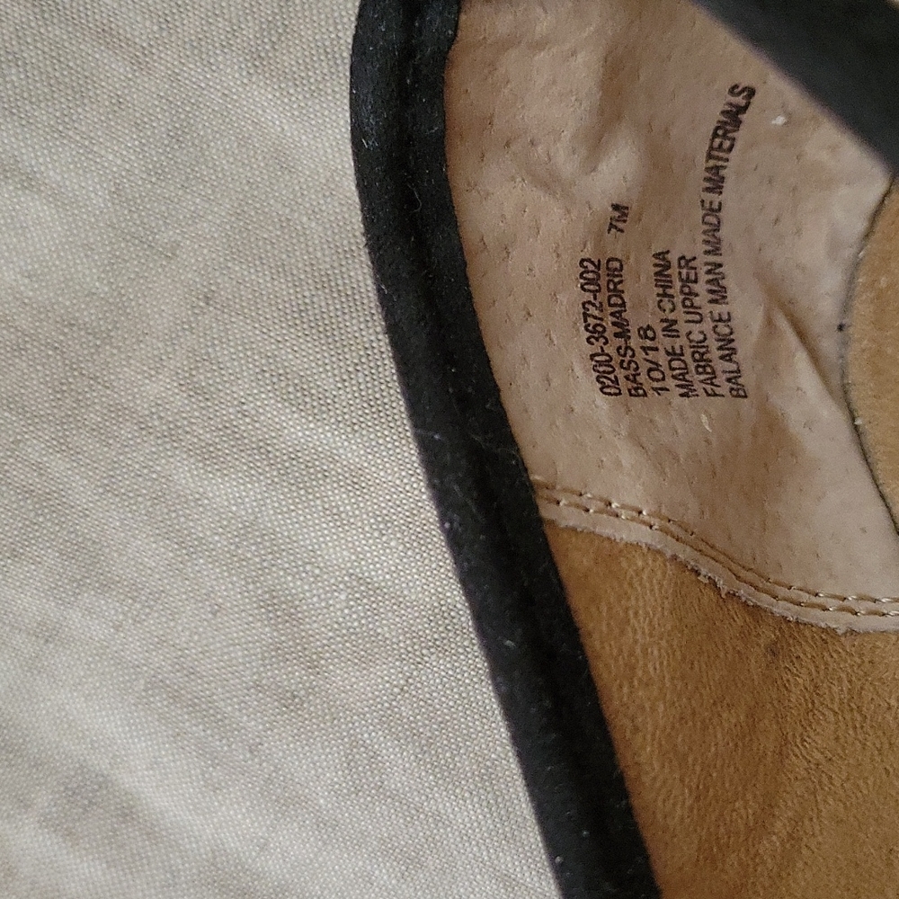 😊 Host Pick G.H. Bass Women's Madrid Espadrille Blk/gold sparkle slip on 7. - Picture 9 of 12